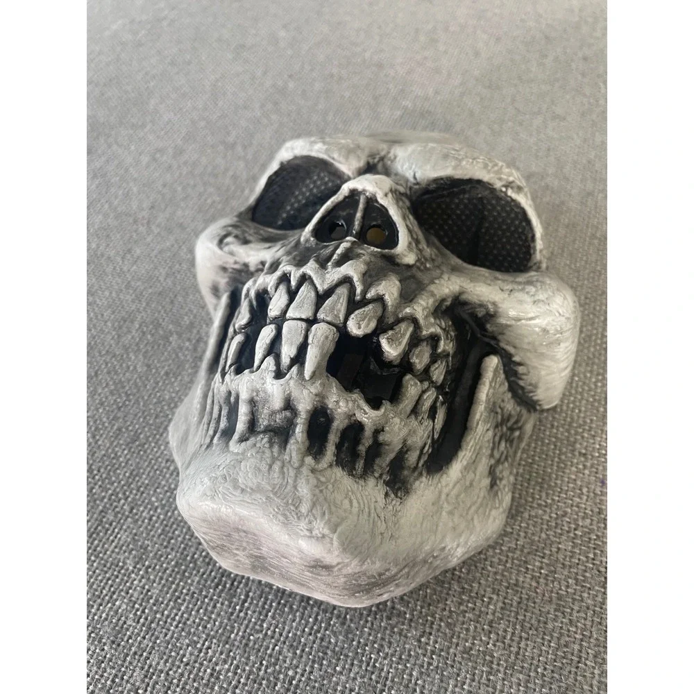 Kids Skull Mask Halloween Costume Bone Skeleton Horror Realistic Scary Face Prop